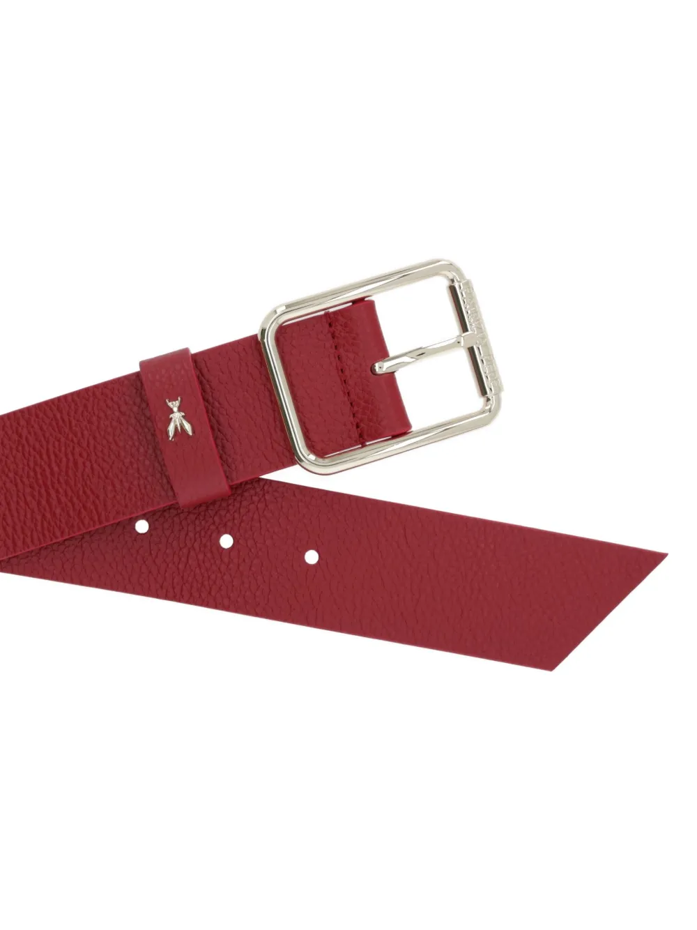 Patrizia Pepe Fly buckle belt - Rood