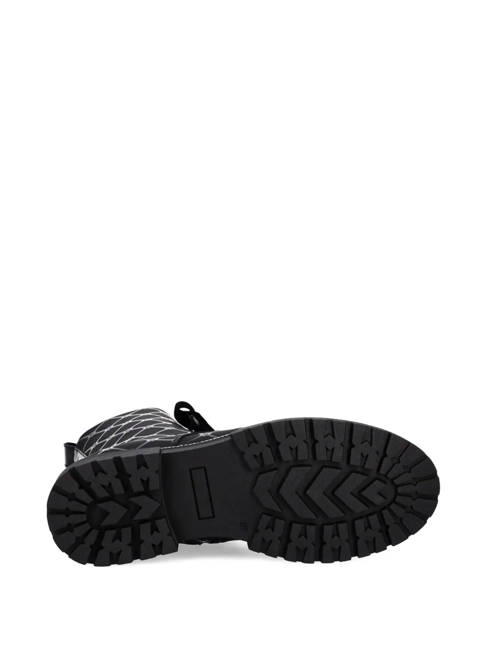 Elisabetta Franchi La Mia Bambina leather boots Zwart