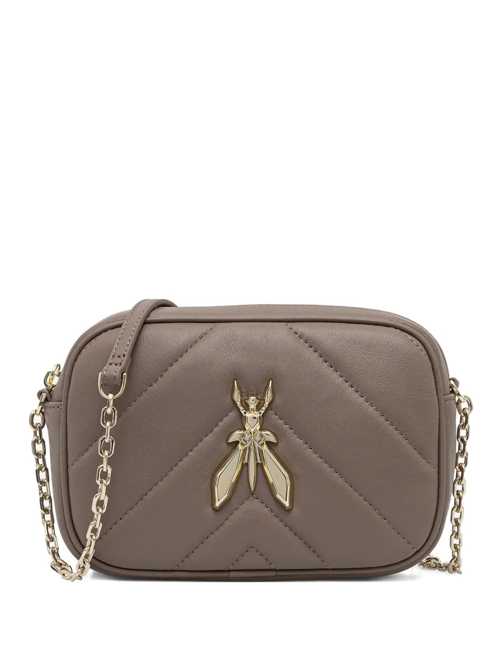 Patrizia Pepe Fly-appliqué Cross Body Bag In Blue