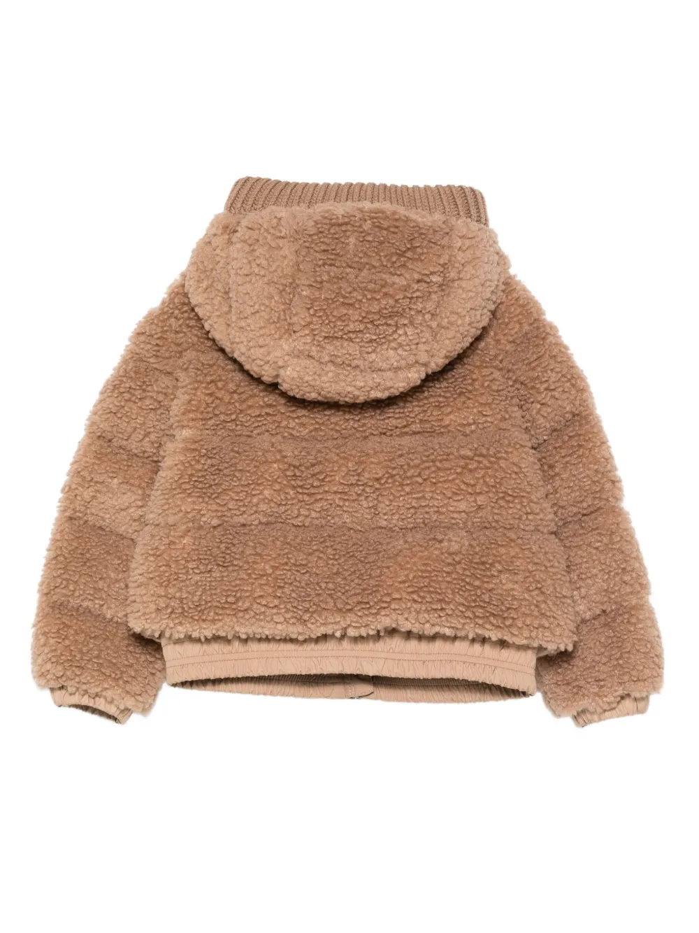 Moncler Enfant Adalbertas teddy-fleece zip-up jacket Bruin