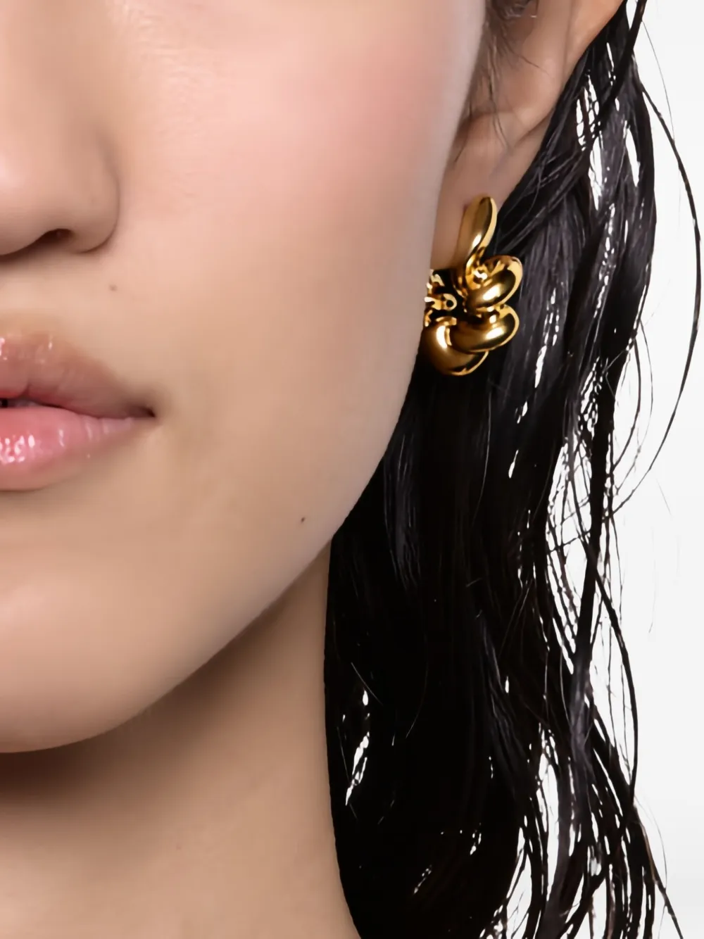 Maria Black coil-hoop earring - Goud