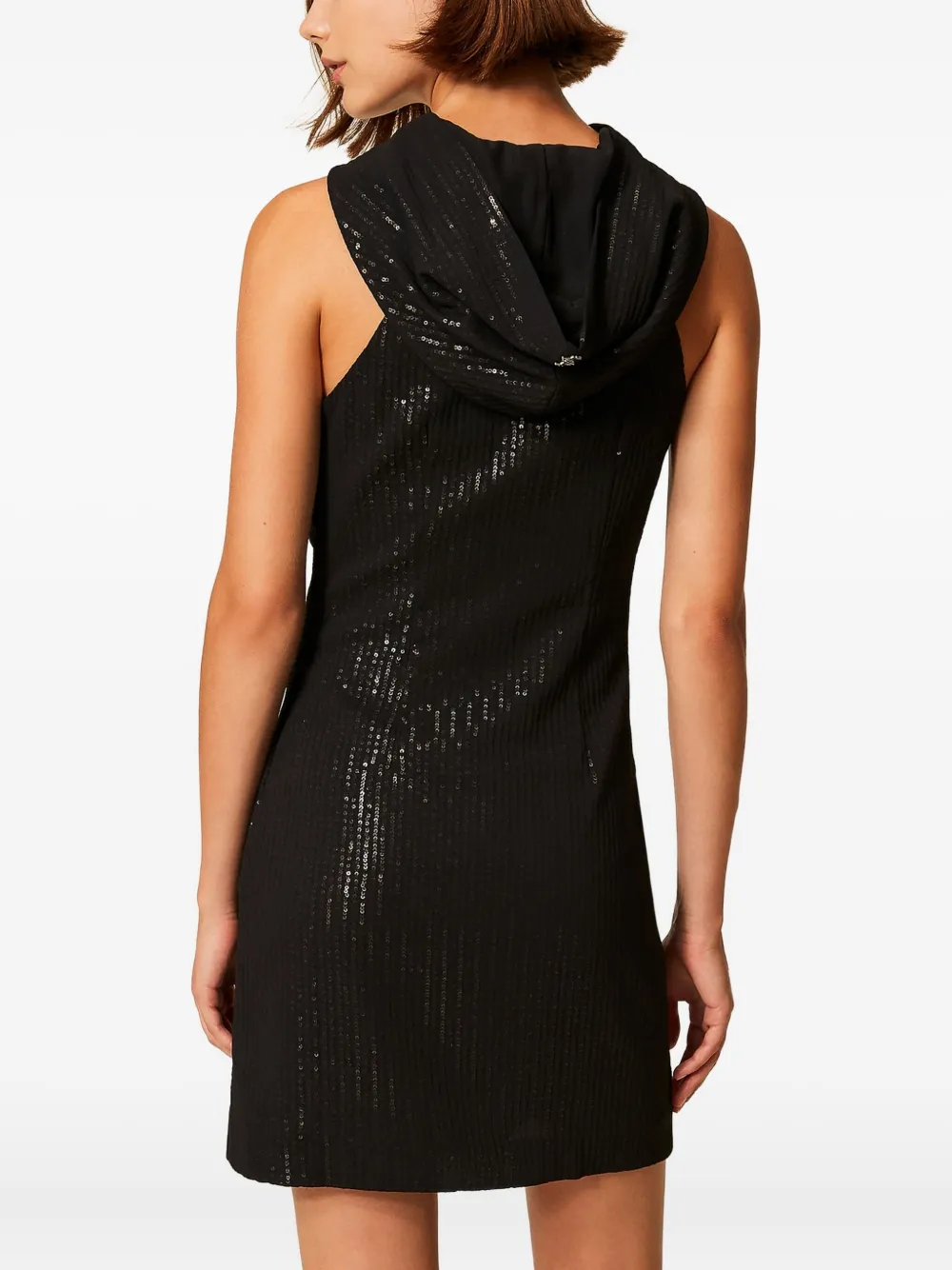 TWINSET Jurk verfraaid met pailletten Zwart