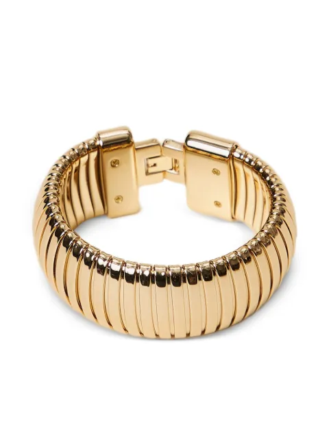 TWINSET pulsera de canalé con acabado pulido