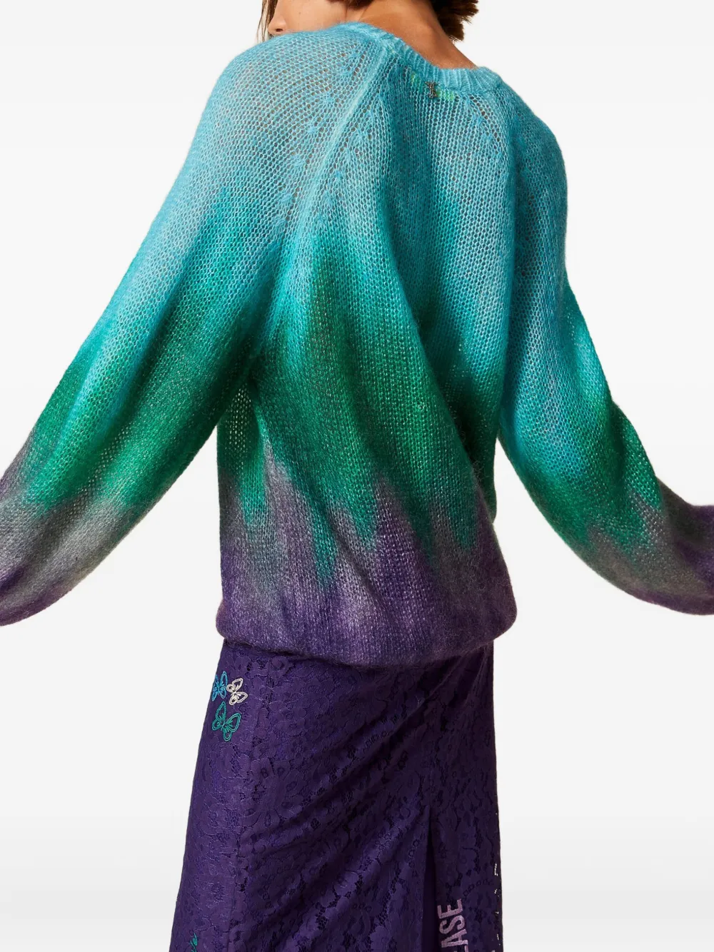 TWINSET Trui met vervaagde print Blauw
