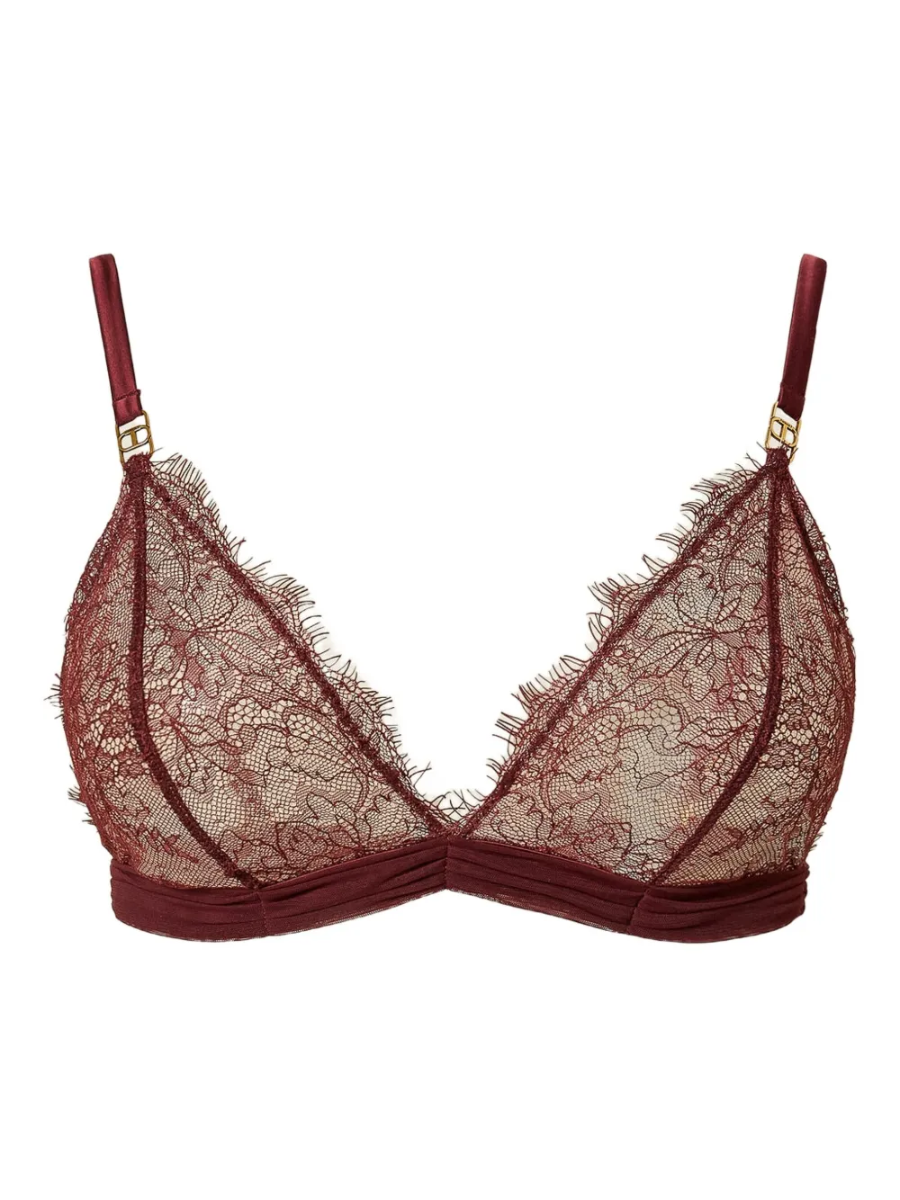 TWINSET Reggiseno a triangolo in pizzo - Rosso