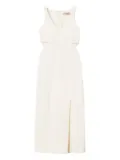 TWINSET cut-out midi dress - White