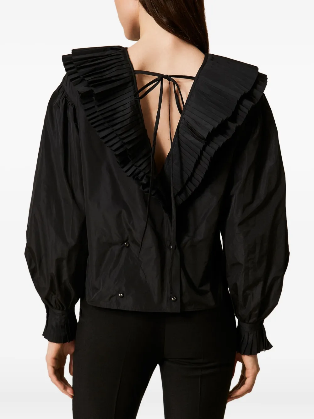 TWINSET Taffeta blouse Zwart