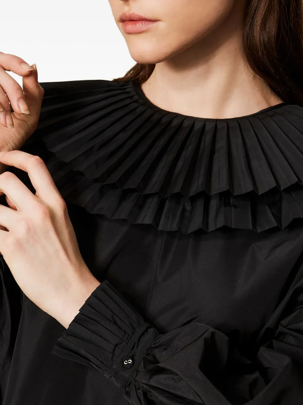 TWINSET Taffeta blouse Zwart