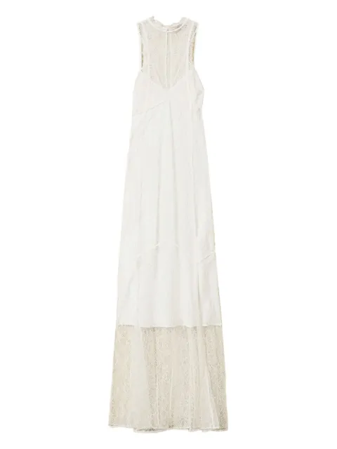 TWINSET halter lace maxi dress
