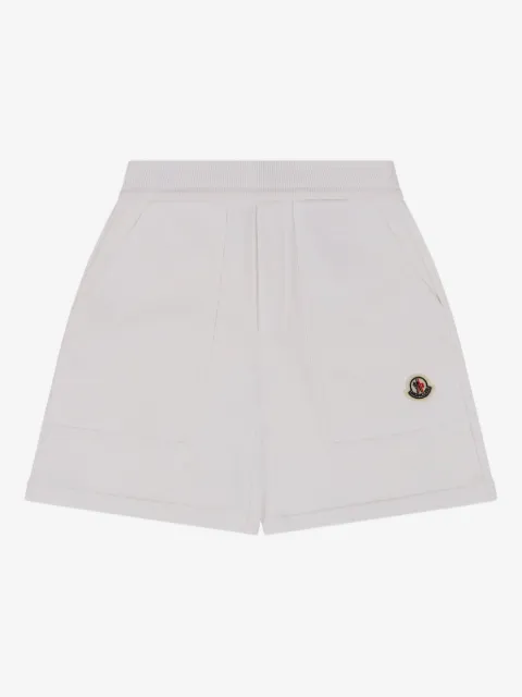 Moncler Enfant shorts con pretina elástica y logo