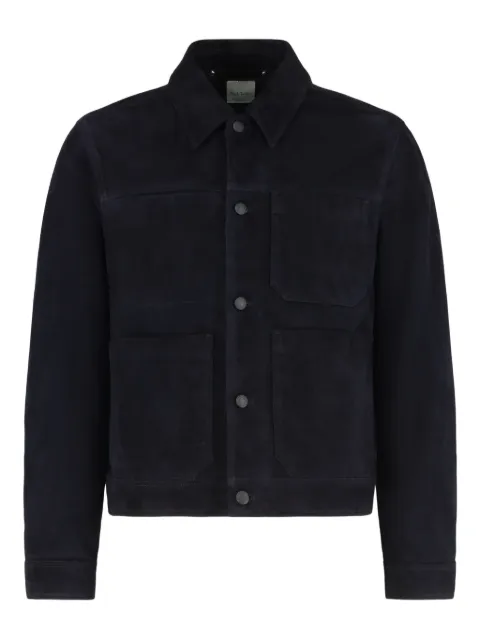 Paul Smith suede button-fastening jacket