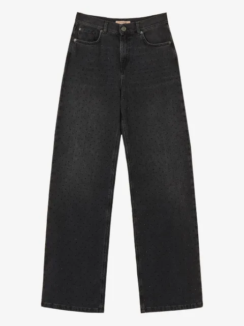 TWINSET five-pocket rhinestone jeans