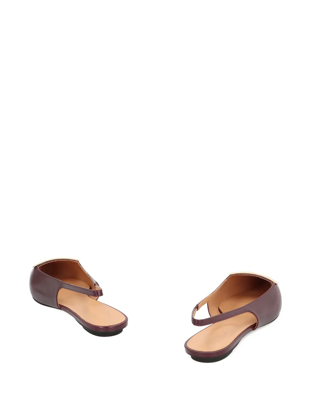 Tod's Pointed-toe Slingback Ballet Flats In Red