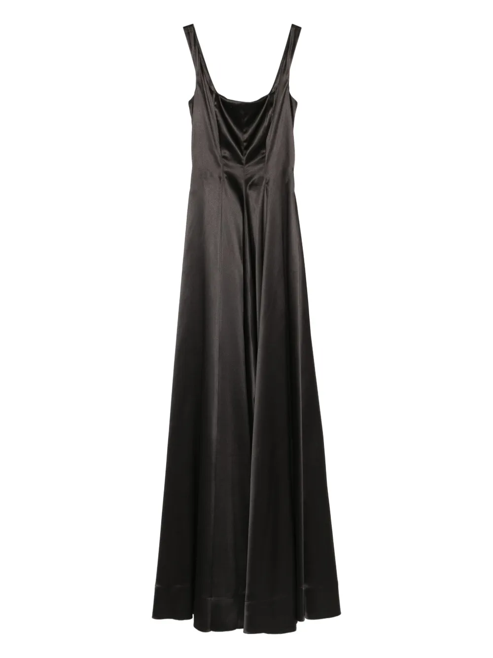 ROSERRY Maxi-jurk met vierkante hals Zwart