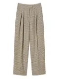 TWINSET houndstooth-pattern palazzo pants - Neutrals