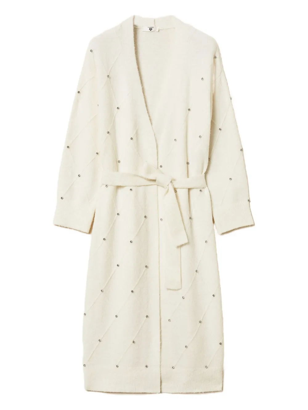 TWINSET embroidered cardigan - Toni neutri