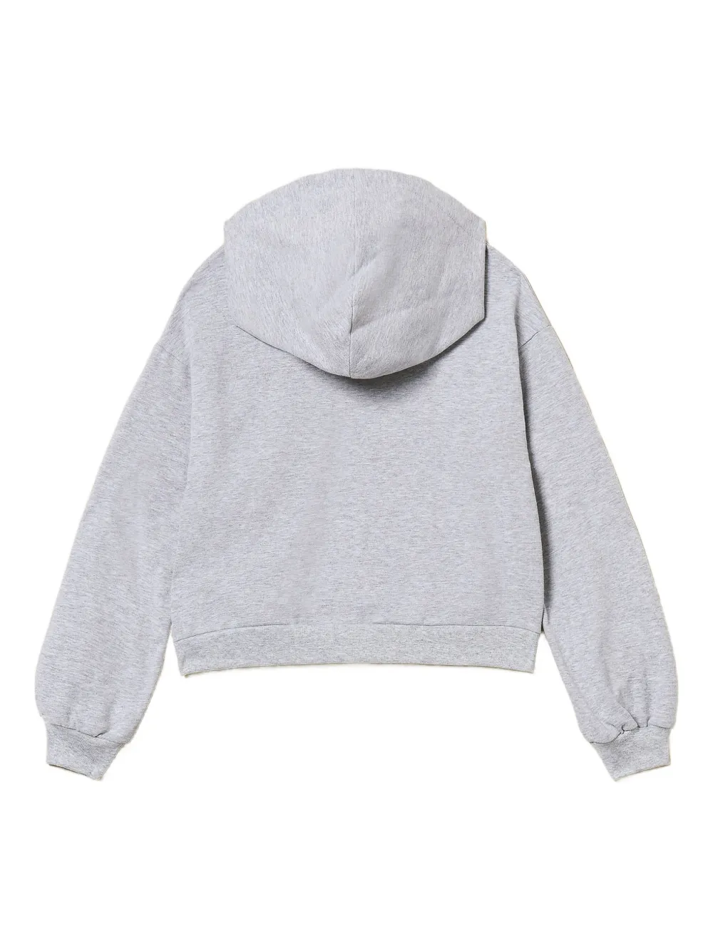 TWINSET Kids Hoodie met geborduurd logo Grijs