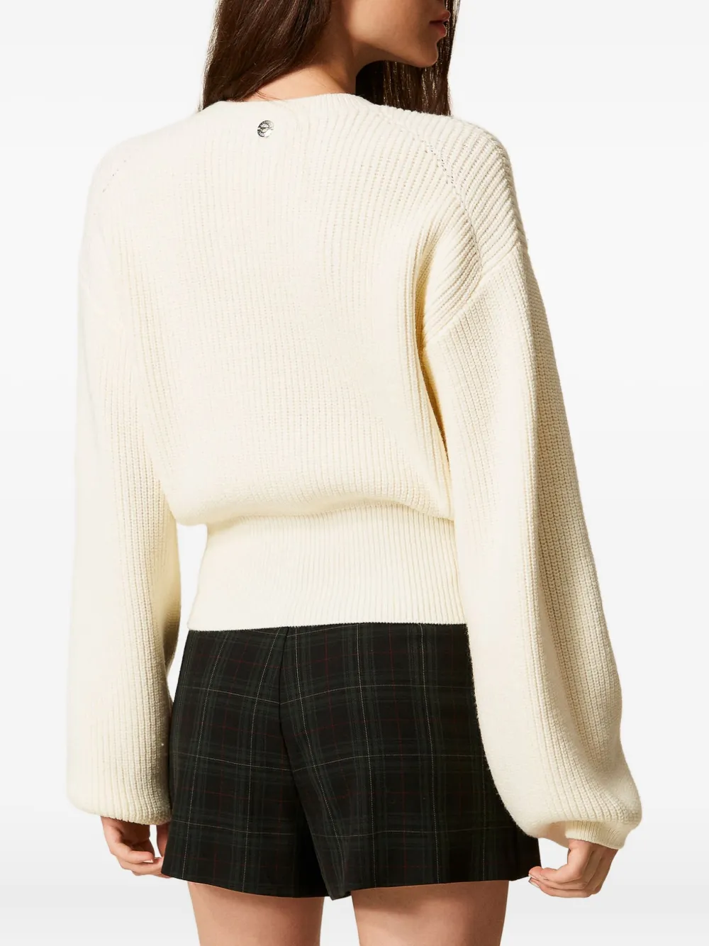 TWINSET Geruite rok met vlakken 12451