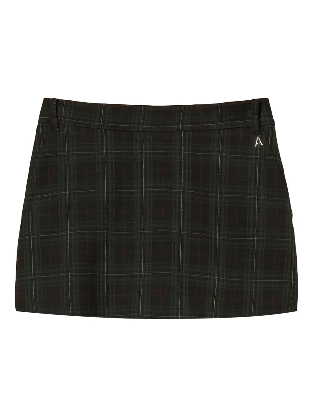 TWINSET plaid-print panelled skirt | Image 1