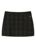 TWINSET plaid-print panelled skirt - 12451