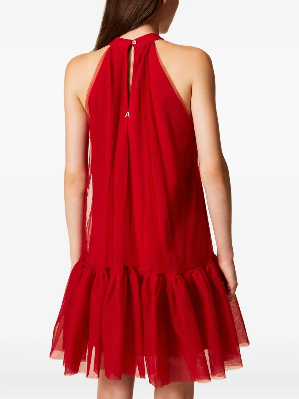 TWINSET Mini-jurk met halternek Rood