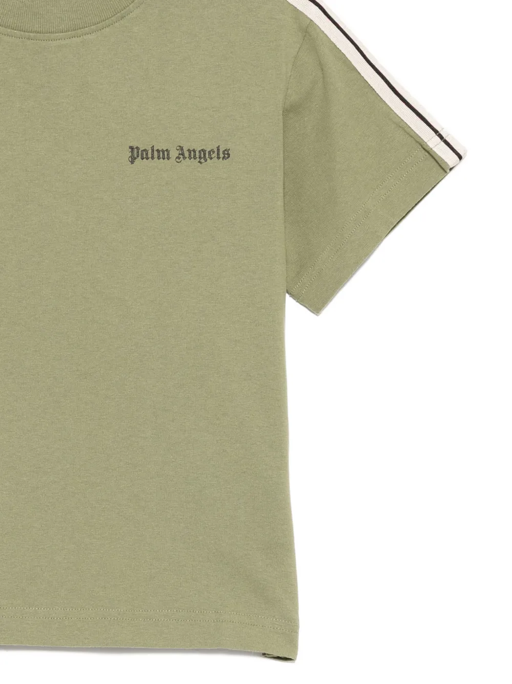 Palm Angels Kids T-shirt met logoprint Groen