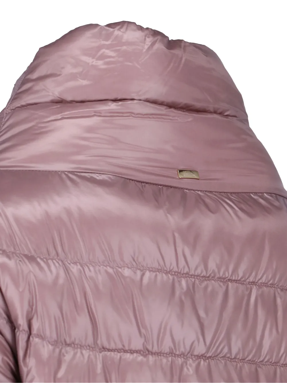 Herno quilted turtleneck puffer coat Roze