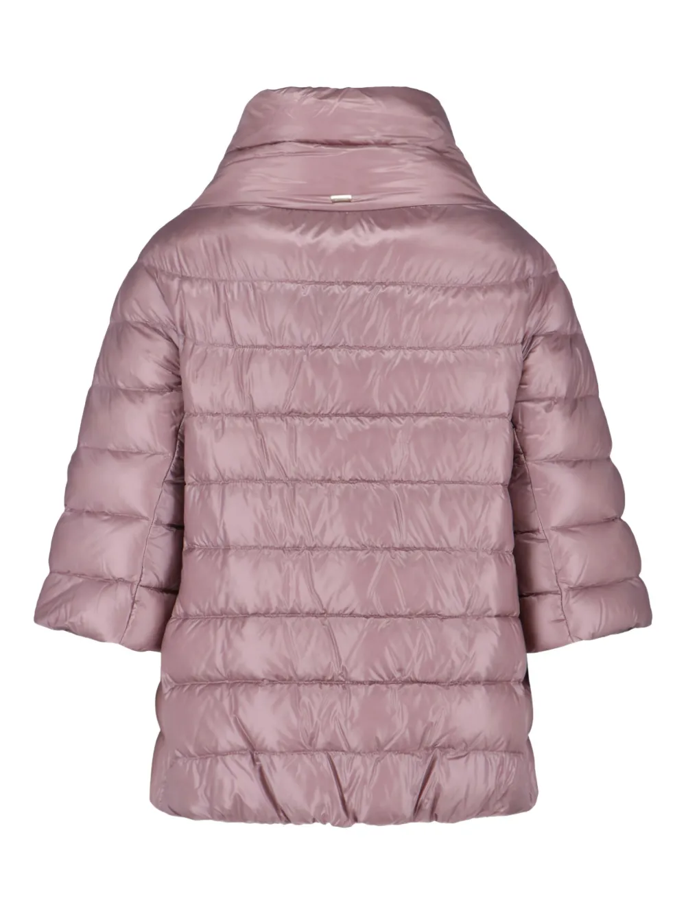 Herno quilted turtleneck puffer coat Roze