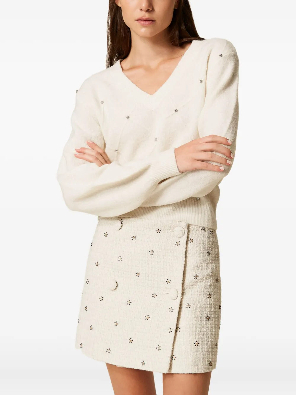 TWINSET embroidered sweater | Knitted Sweaters | Image 2