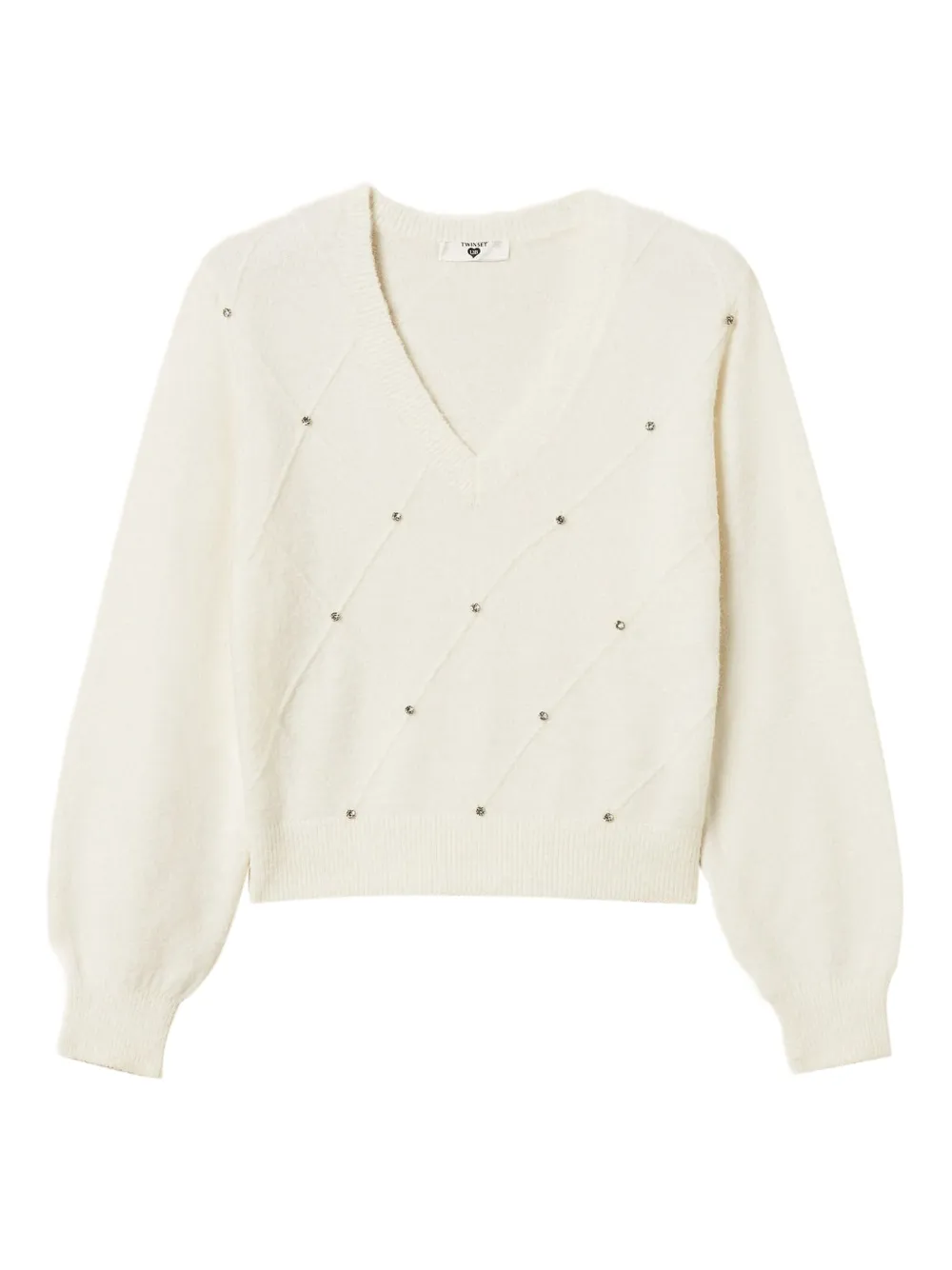 TWINSET embroidered sweater | Neutrals | Image 1