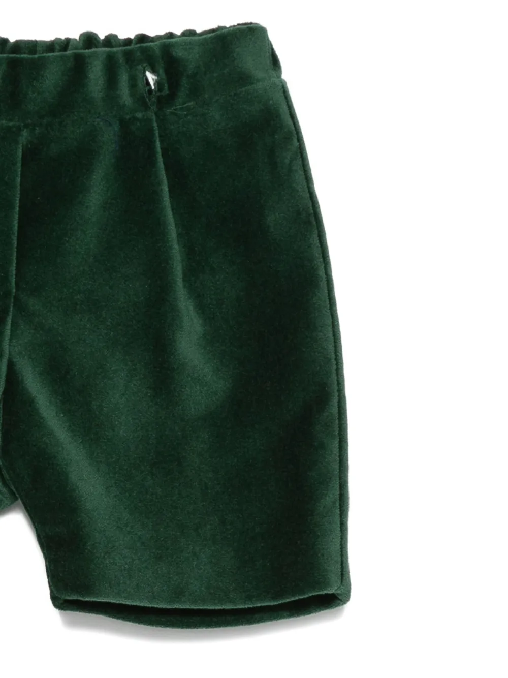 Mariella Ferrari Fluwelen shorts en shirt Groen