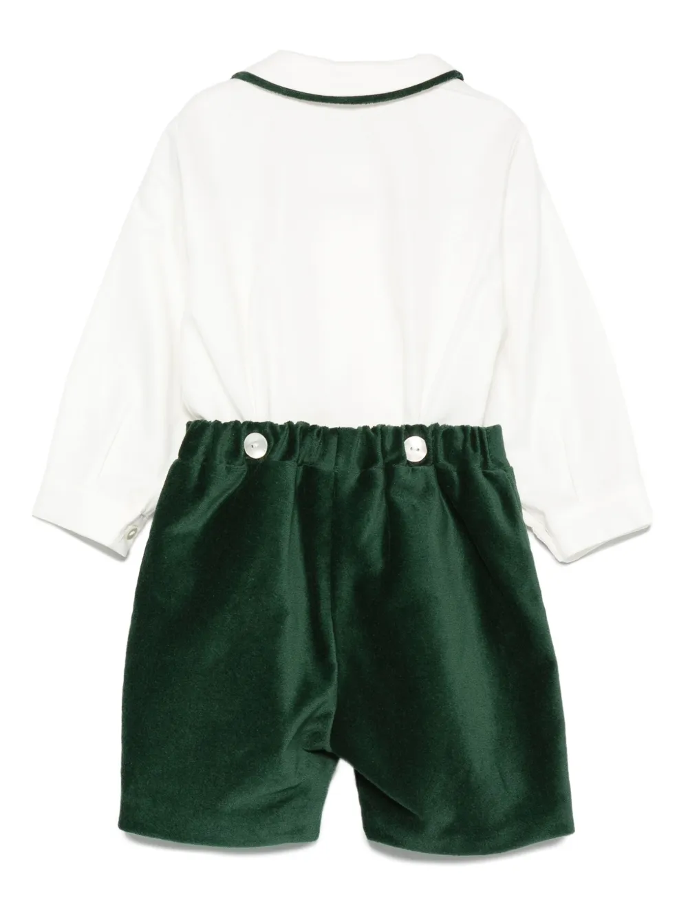 Mariella Ferrari velvet-shorts shirt set | Short Sets | Image 2