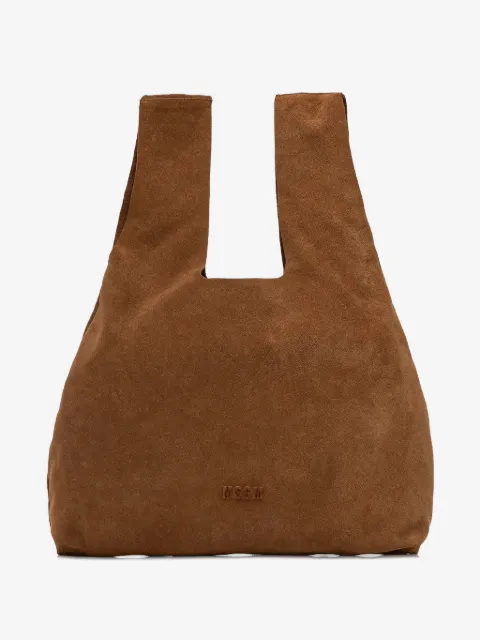 MSGM tote de gamuza con relieve