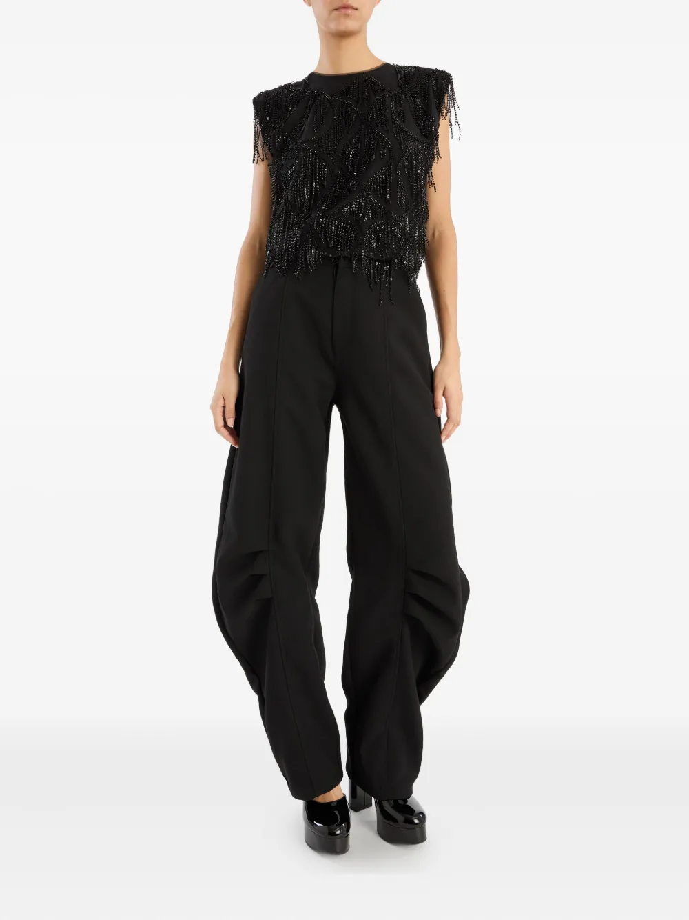 ROTATE BIRGER CHRISTENSEN sequin fringe top | Vests & Tank Tops | Image 2