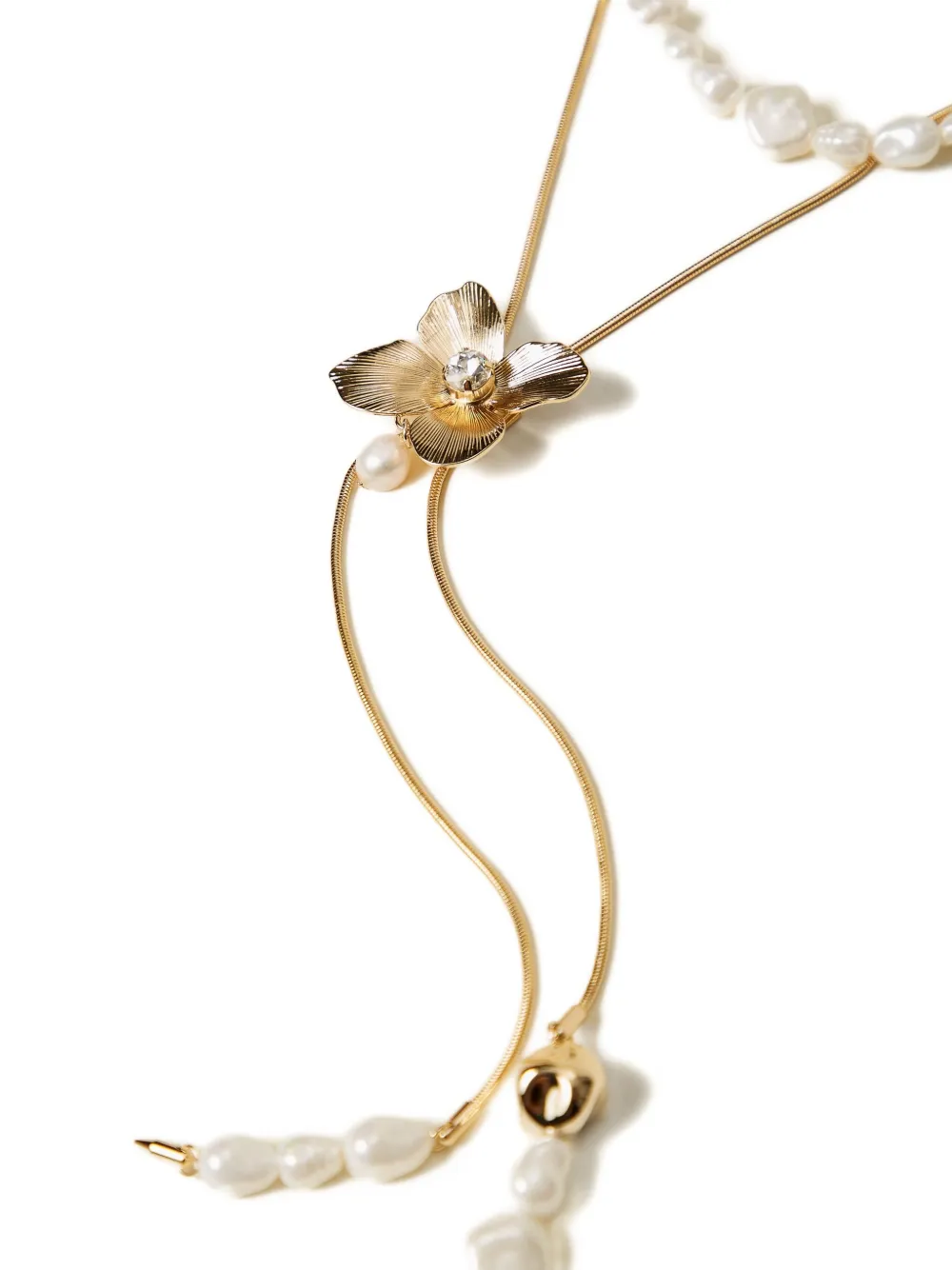 TWINSET Halsketting met parel - Goud
