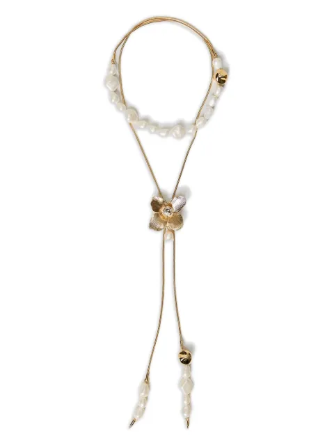 TWINSET pearl-flower necklace