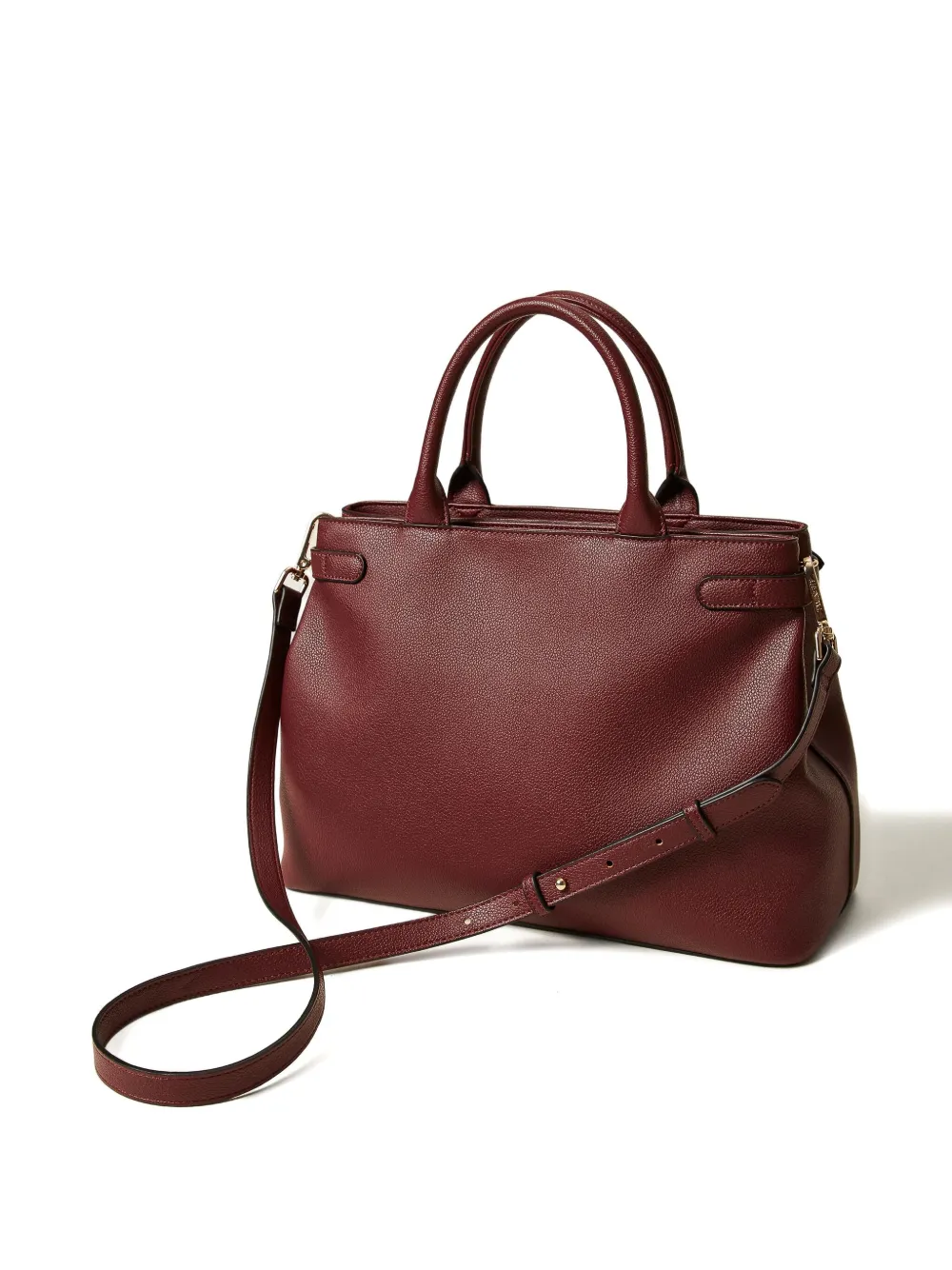 TWINSET Shopper met gespsluiting en handvat Rood