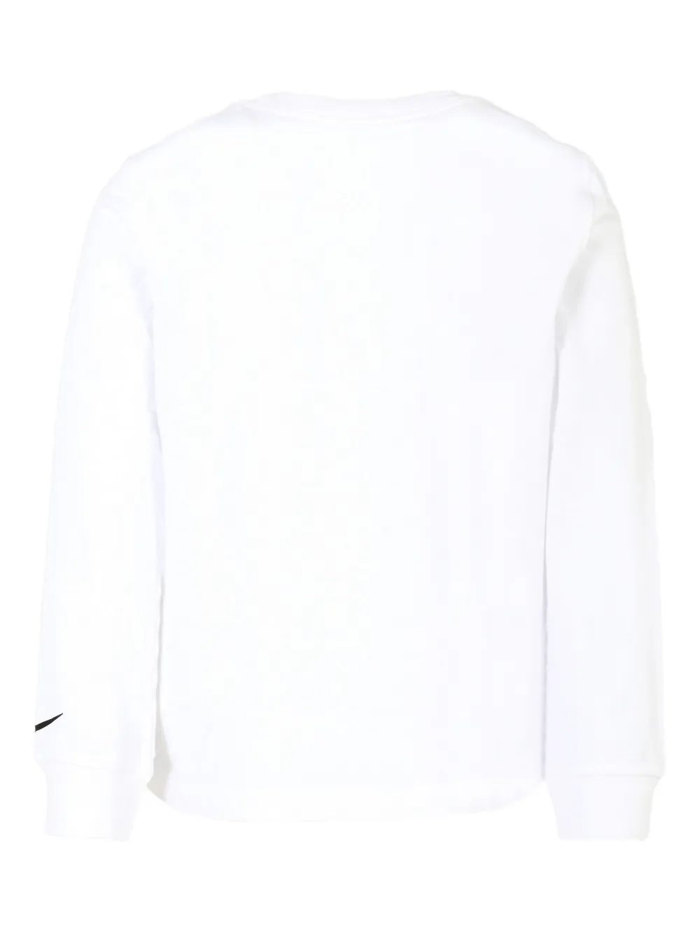 Nike Kids long-sleeve graphic-print T-shirt Wit