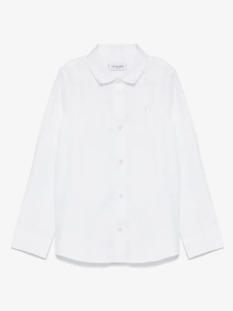 TRUSSARDI JUNIOR camisa con cuello bordado