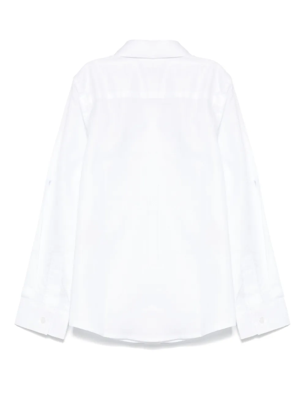 TRUSSARDI JUNIOR Geruit shirt Wit