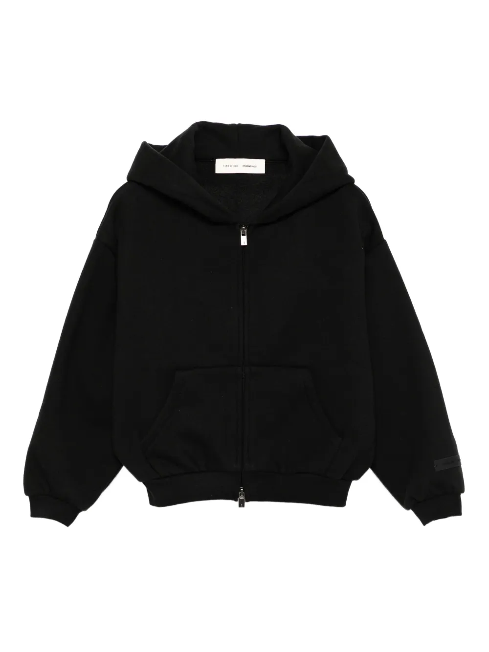 FEAR OF GOD ESSENTIALS KIDS embossed-logo hoodie | Black | Image 1