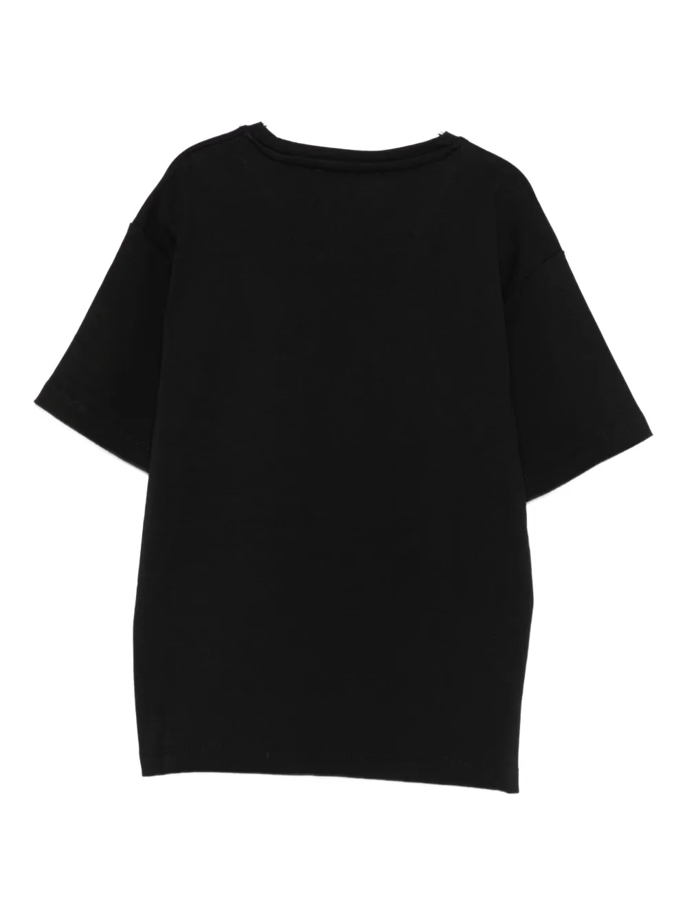 John Richmond Junior Embroidered-script T-shirt In Black