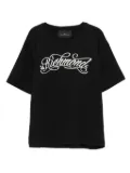John Richmond Junior embroidered-script T-shirt - Black