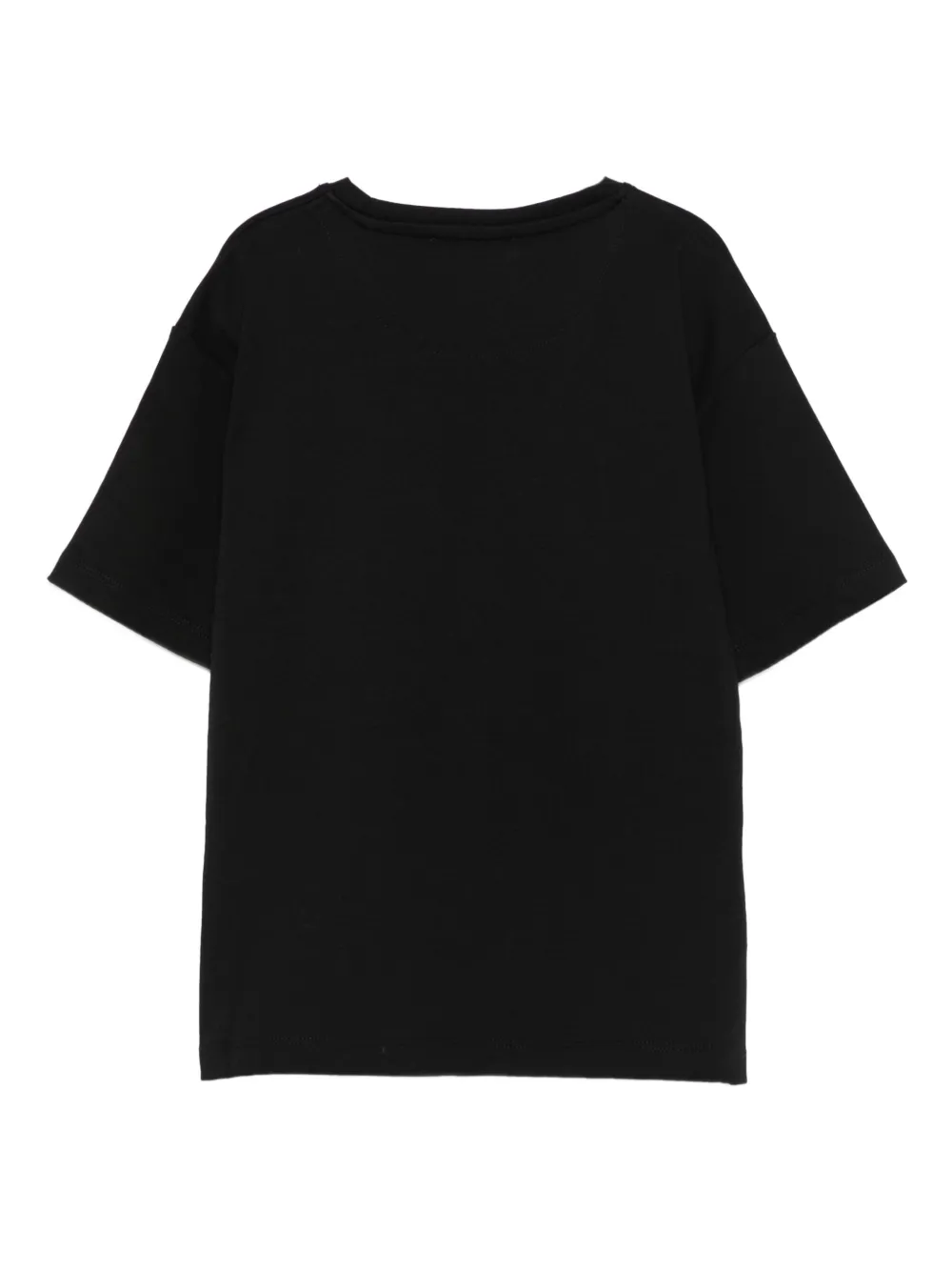 John Richmond Junior embroidered-script T-shirt Zwart