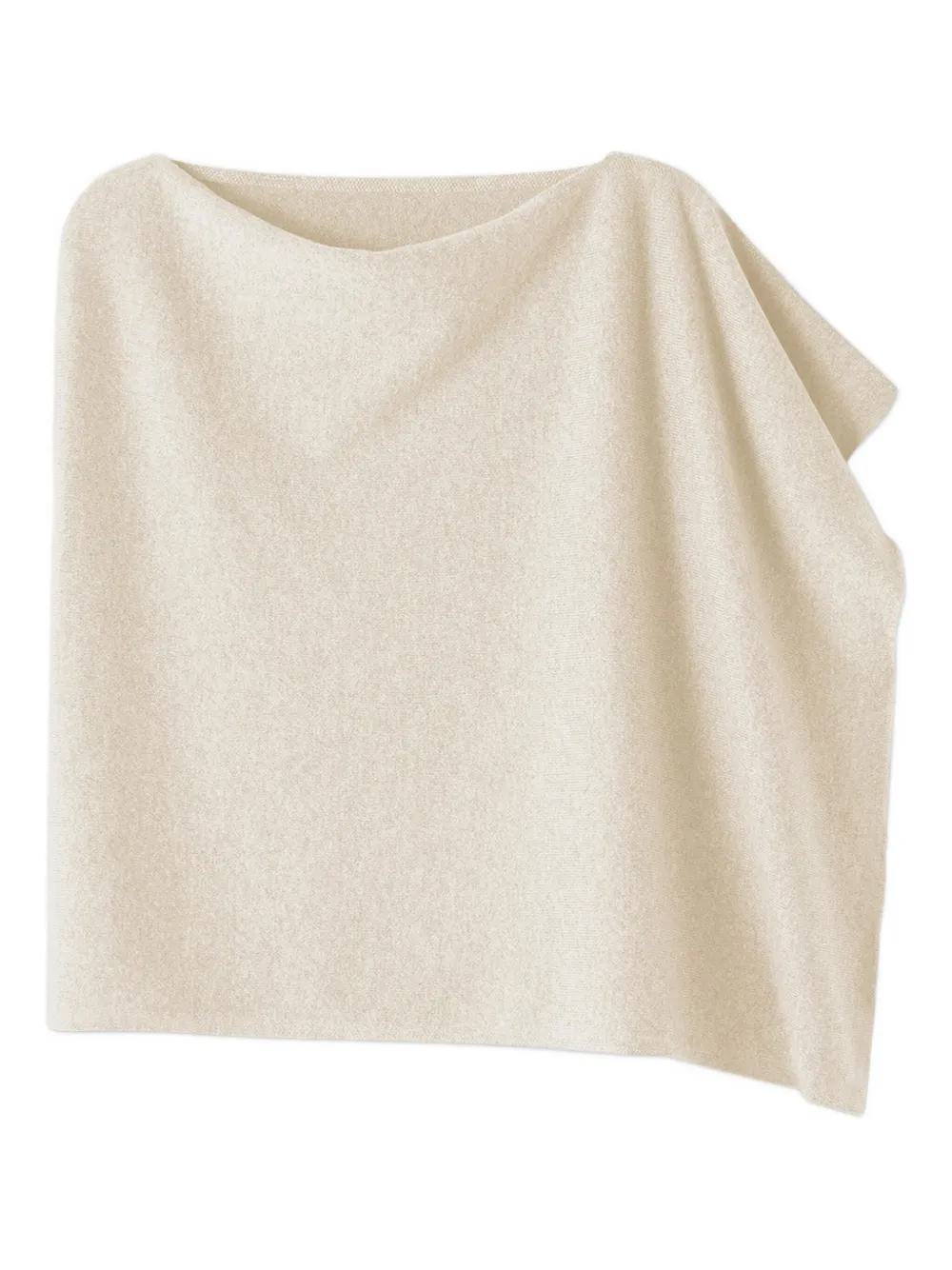 Eric Bompard cowl-neck cashmere poncho | Neutrals | Image 1