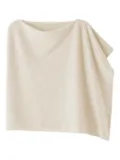 Eric Bompard cowl-neck cashmere poncho - Neutrals