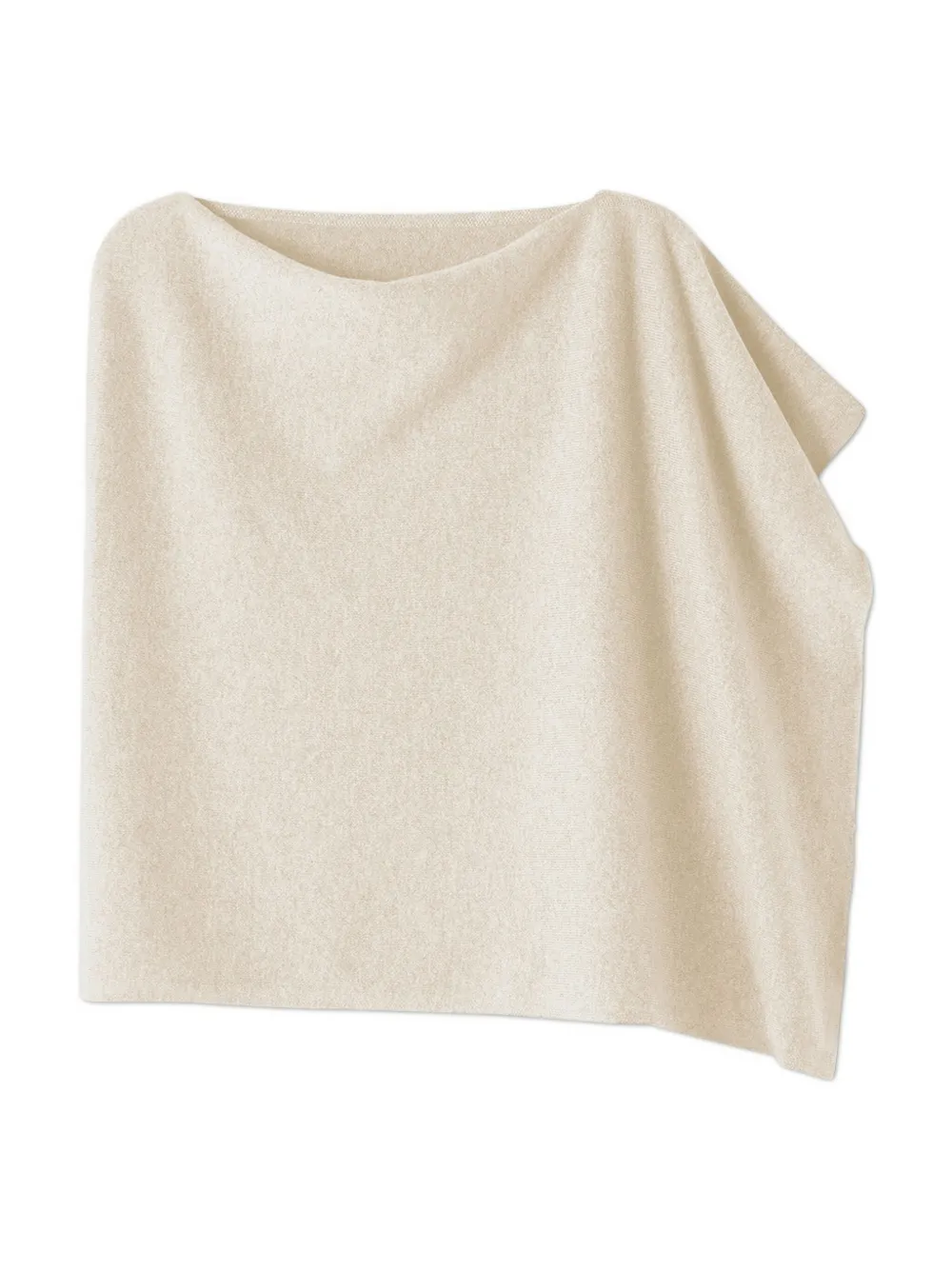 Eric Bompard Cowl-neck Cashmere Poncho In Neutral