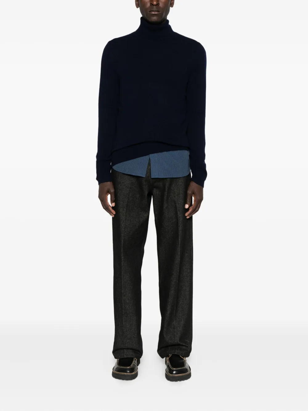 Eric Bompard turtleneck sweater - Blauw