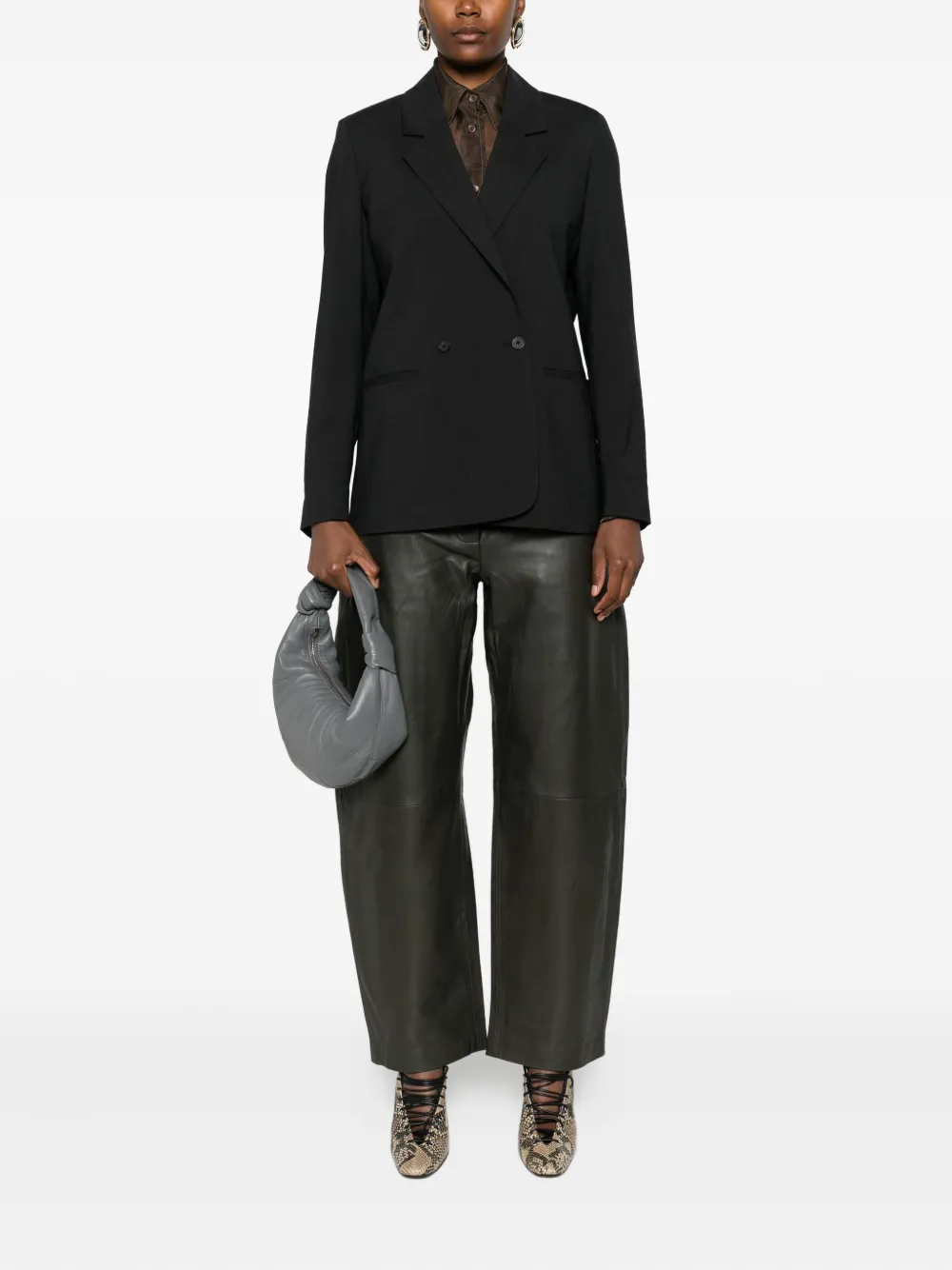 Eric Bompard double-breasted patch-pocket blazer | Blazers | Image 2