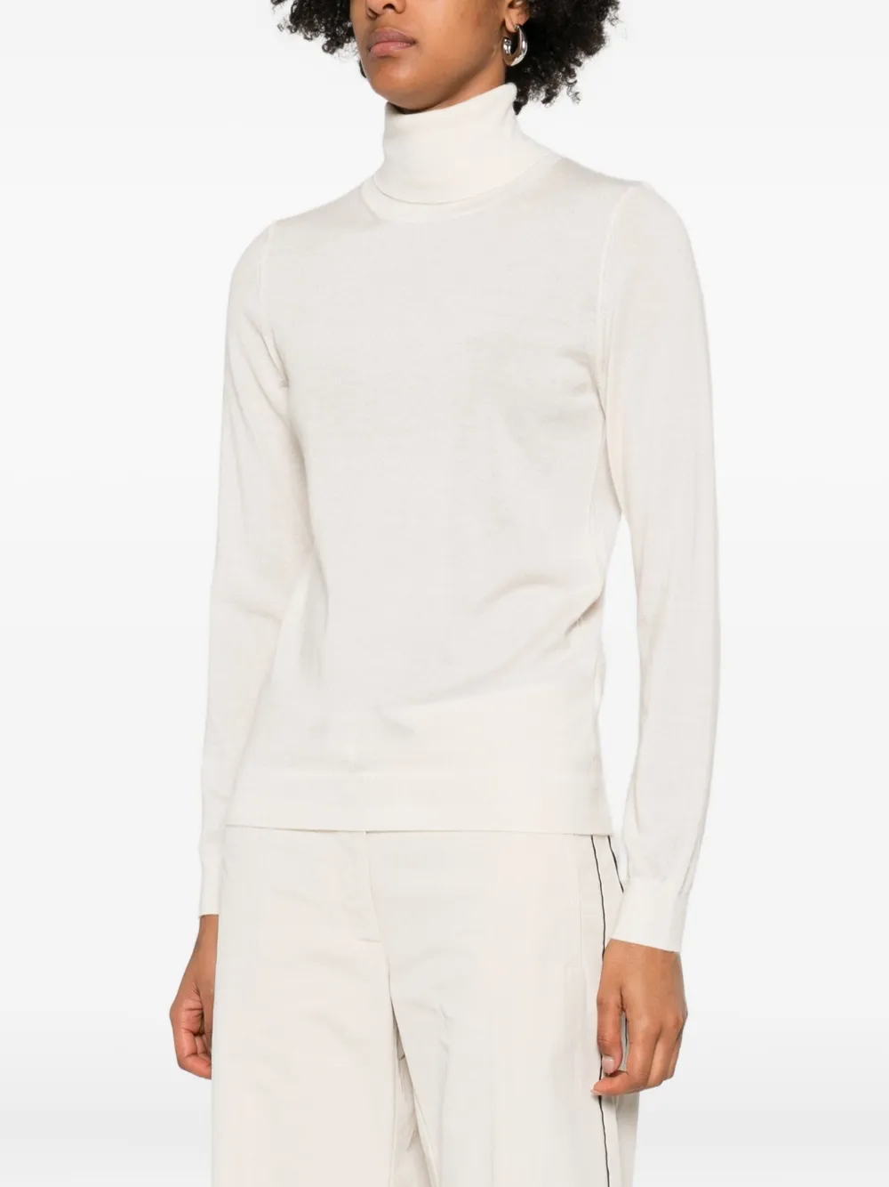 Eric Bompard Turtleneck Sweater In Neutral